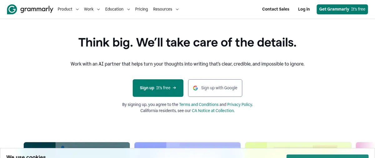 Grammarly interface screenshot captured by the DoWithAI editorial team