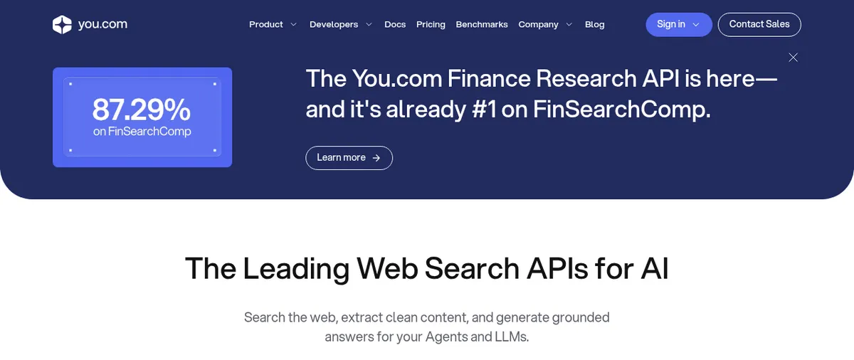 You.com interface screenshot captured by the DoWithAI editorial team